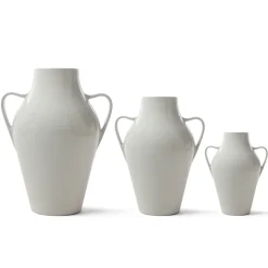 SANTOPECCATORE Vaso in Ceramica Quartara Bianco> Anfore