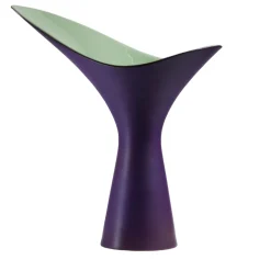 Rometti Vaso in Ceramica Viola Scuro Kàlla di Luca Binaglia> Vasi Decorativi