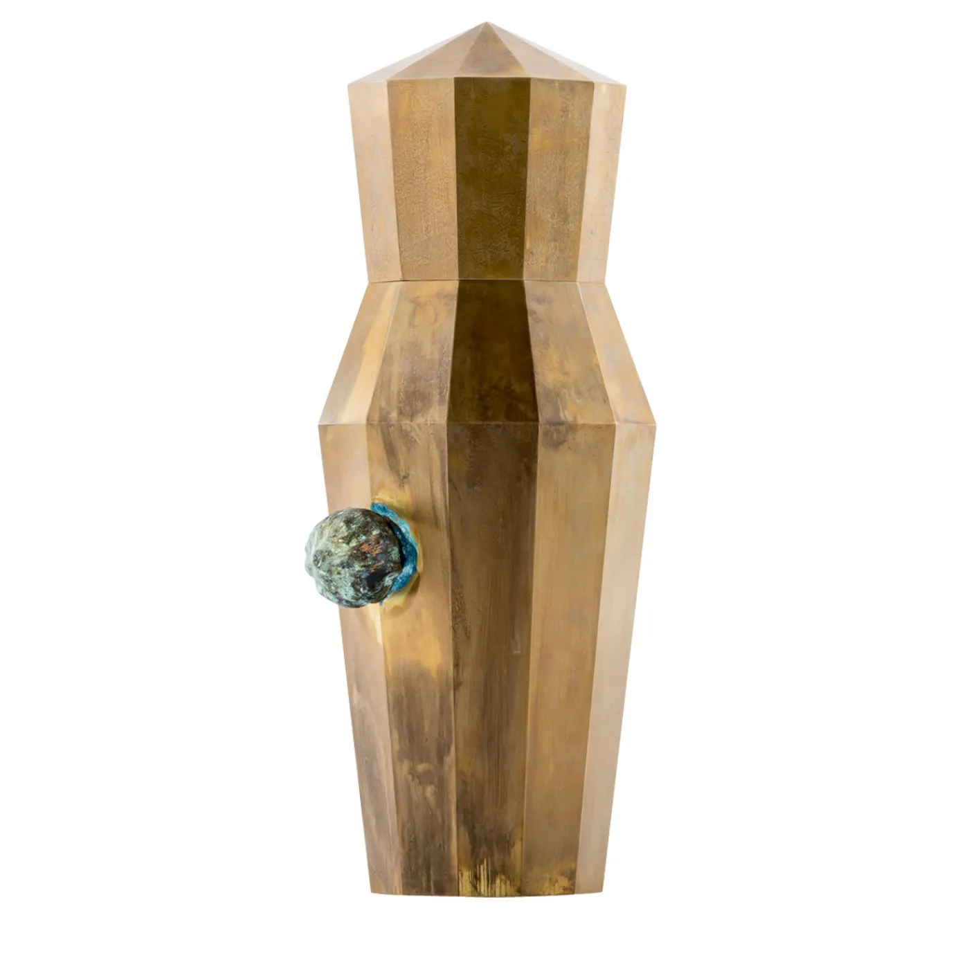 Gio Minelli Vaso in noce> Vasi Con Coperchio