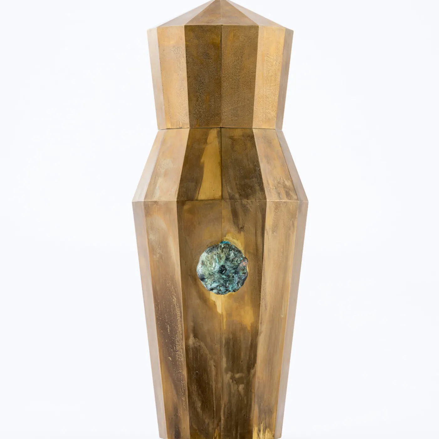 Gio Minelli Vaso in noce> Vasi Con Coperchio