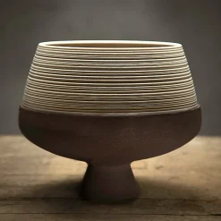 ZP Studio Vaso in terracotta bicolore><noscript><img width=