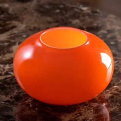 IVV Vaso in Vetro Arancione e Milkwhite Pandora><noscript><img width=