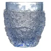 Micheluzzi Glass Vaso in vetro azzurro Ghiaccio> Vasi Da Fiori