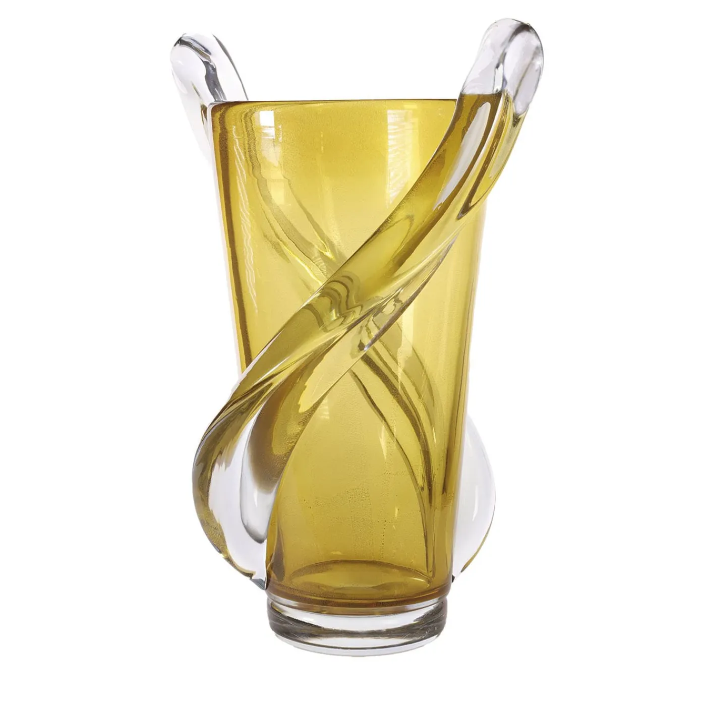 Ros Italia Interiors Vaso in vetro di Murano Ambra X> Vasi Decorativi