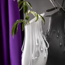 Aina Kari Vaso in vetro di Murano White Pearls><noscript><img width=