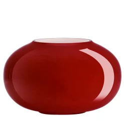 IVV Vaso in Vetro Rosso e Whitemilk Pandora> Vasi Da Fiori