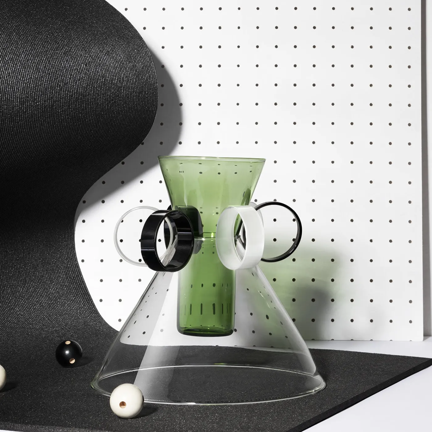 Serena Confalonieri Vaso in vetro soffiato a mano Arabesque 03> Vasi Decorativi