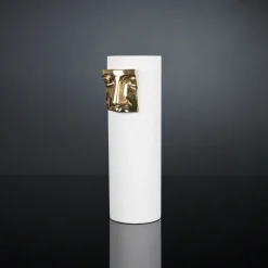 VGnewtrend Vaso Juno's Nose Bianco e Oro> Vasi Da Fiori