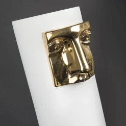 VGnewtrend Vaso Juno's Nose Bianco e Oro><noscript><img width=