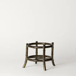 Piccoli Smalti Vaso Maxi Bambù in Vetro Nero> Vasi Da Fiori