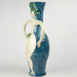 Alessandro Iudici Vaso mediterraneo in ceramica nuda> Vasi Figurativi