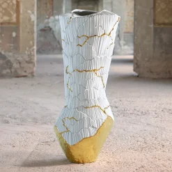 Fos Ceramiche Vaso Mistral oro> Vasi Decorativi