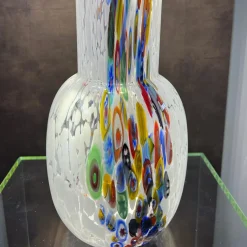 Officine di Murano 1295 Vaso Murrina bianco> Vasi Da Fiori