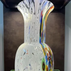 Officine di Murano 1295 Vaso Murrina bianco><noscript><img width=