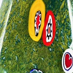 Officine di Murano 1295 Vaso Murrina verde #2> Vasi Da Fiori