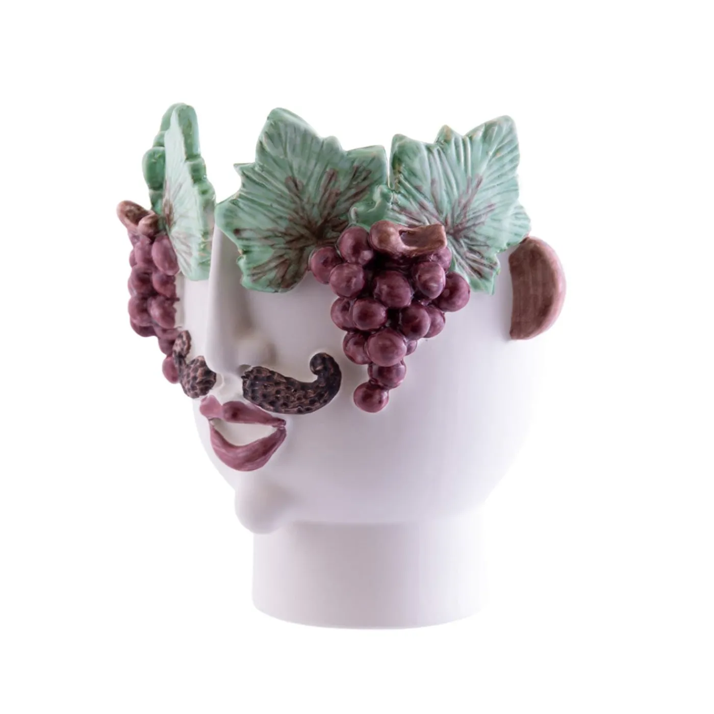 Patrizia Italiano Vaso Nerello Venditore di Uva> Vasi Figurativi