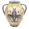 Sbigoli Terrecotte Firenze Vaso Orciolo con Fleur-De-Lis fiorentino blu> Anfore