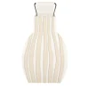 ADJ Style Vaso Otto Striped White/Panna Cotta di Gianpaolo Venier> Vasi Con Coperchio
