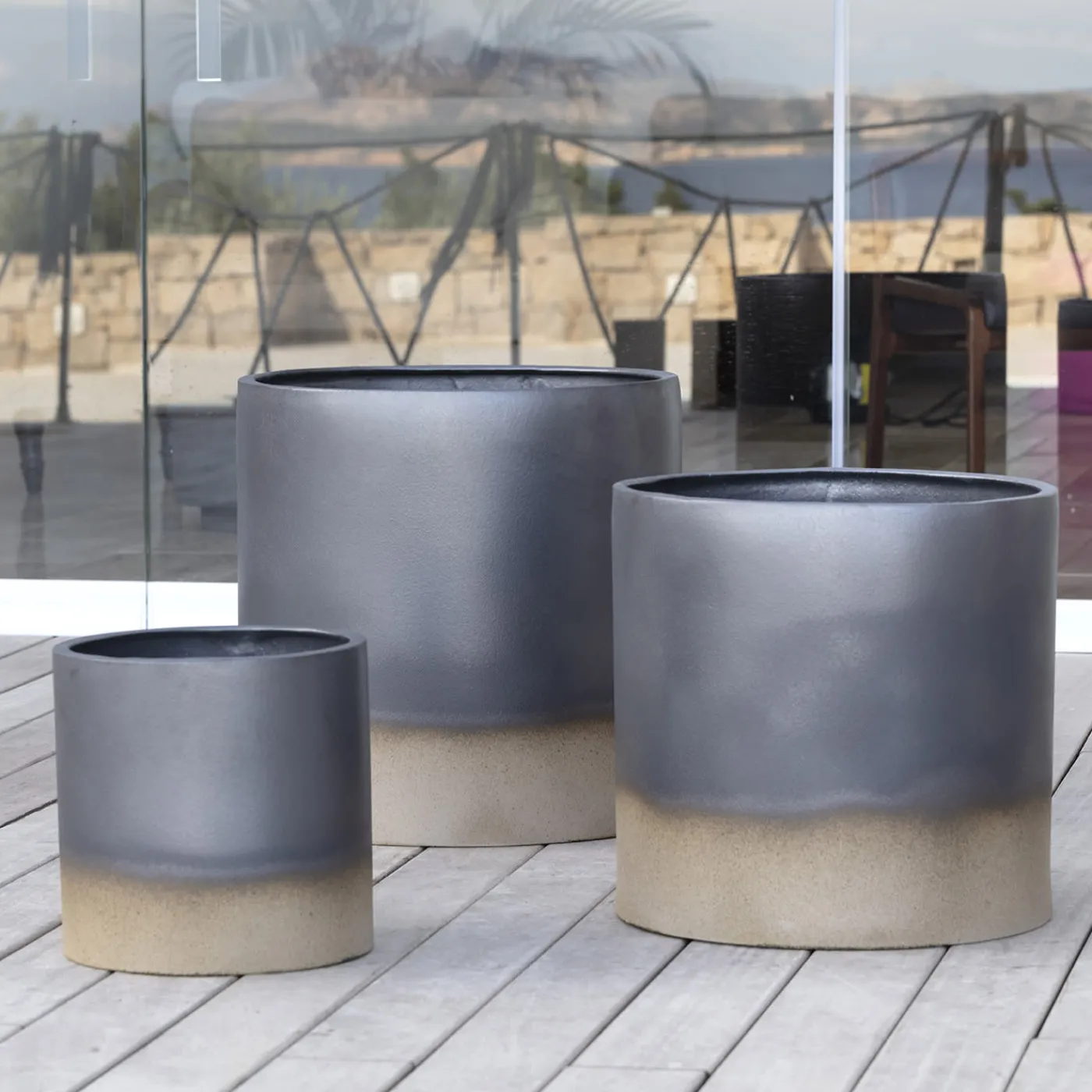 Pot à Porter Vaso Palm Beach> Cachepot E Portavasi