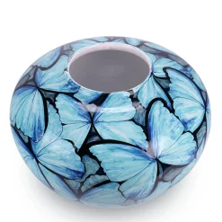 deBlona Vaso Petalouda in ceramica rotondo><noscript><img width=