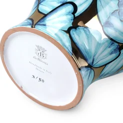 deBlona Vaso Petalouda Piccolo in ceramica oro><noscript><img width=