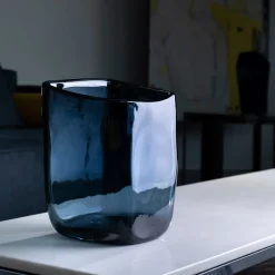 Purho Vaso piccolo Trapezio - Blu profondo><noscript><img width=