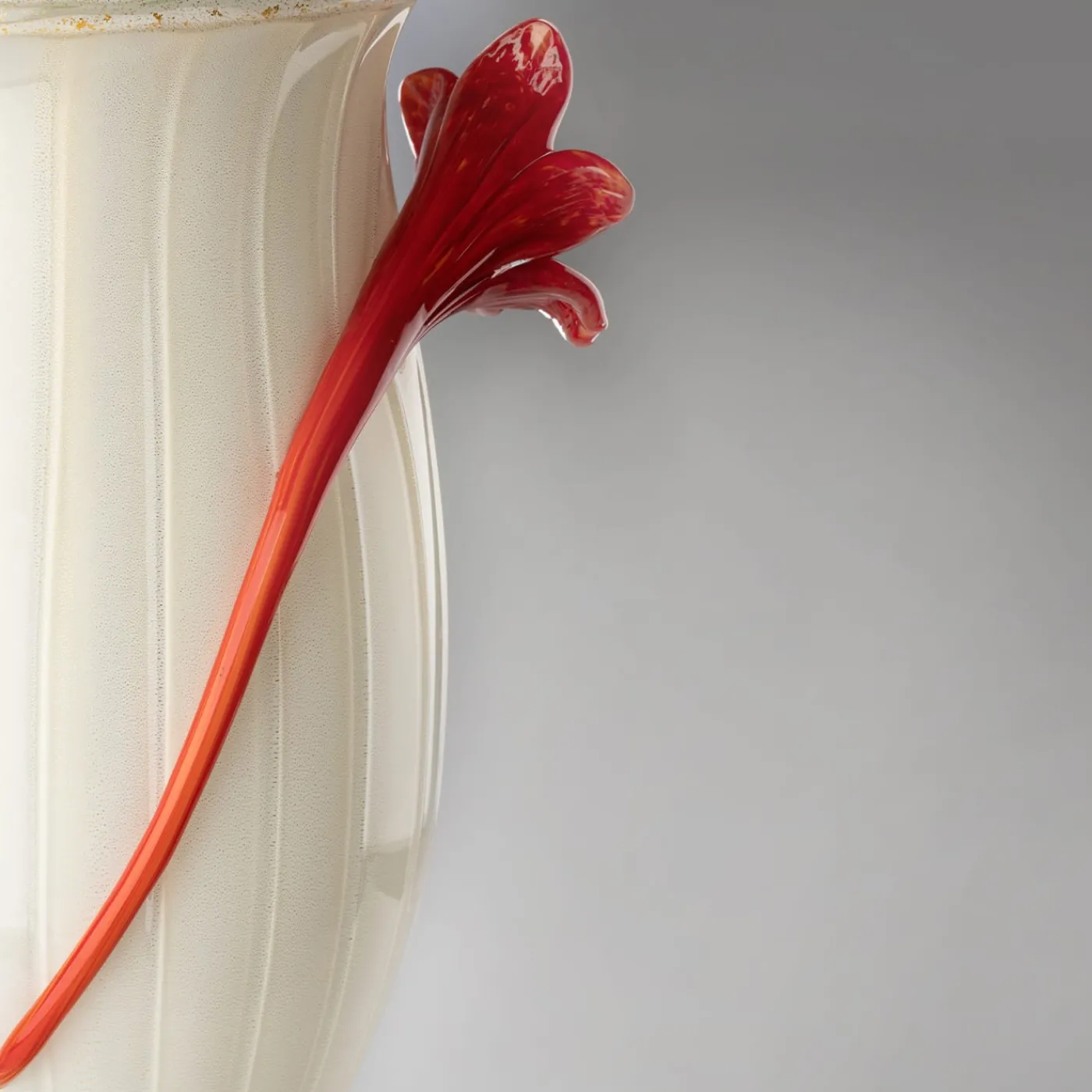 Officine di Murano 1295 Vaso policromo con fiori Stmat> Vasi Da Fiori