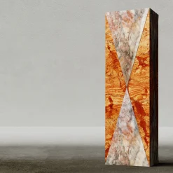 Carcino Design Vaso Polimelus Rosso Asiago & Fior di Pesco Carnico><noscript><img width=