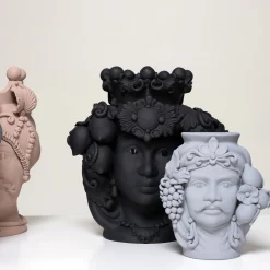 Stefania Boemi Vaso Sasà grigio chiaro><noscript><img width=