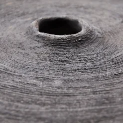 Design Center 1991 Vaso scultura rotondo in raku Intorno al Cerchio di Nino Basso><noscript><img width=