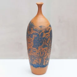 Clara Holt Vaso Sirena Ipnosi di e Chiara Zoppei> Bottiglie Decorative