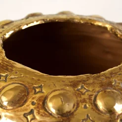 deBlona Vaso Soreis in ceramica oro di Gabriele Mengoni><noscript><img width=