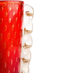 Officine di Murano 1295 Vaso Stmatcordon rosso e oro><noscript><img width=
