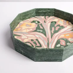 Del Savio 1910 Vassoio decagonale in marmo marmorizzato di Zanellato&Bortotto #3> Centrotavola