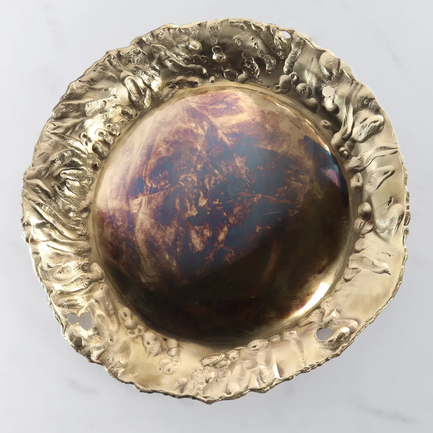 Dal Furlo Vassoio girasole in ottone> Centrotavola