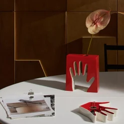 Cassina Vassoio Impronta rosso di Ico Parisi Vassoio><noscript><img width=