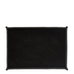 Il Bisonte Vassoio portavalori piccolo in pelle nera><noscript><img width=
