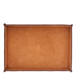 Il Bisonte Vassoio portavalori piccolo in pelle marrone><noscript><img width=