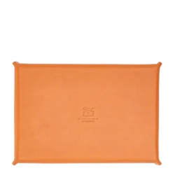 Il Bisonte Vassoio portavalori piccolo in pelle caramello> Svuotatasche