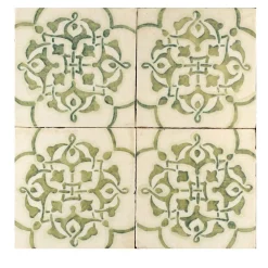 Studio Le Nid Verde Collina Set di 4 piastrelle #8> Piastrelle E Pavimenti