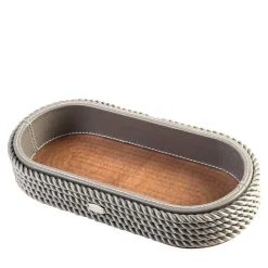 Marricreo Videopoche ovale grigia grande> Svuotatasche