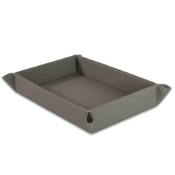 Cassigoli Vide-Poche Michelangelo 19 in pelle grigio luna> Svuotatasche