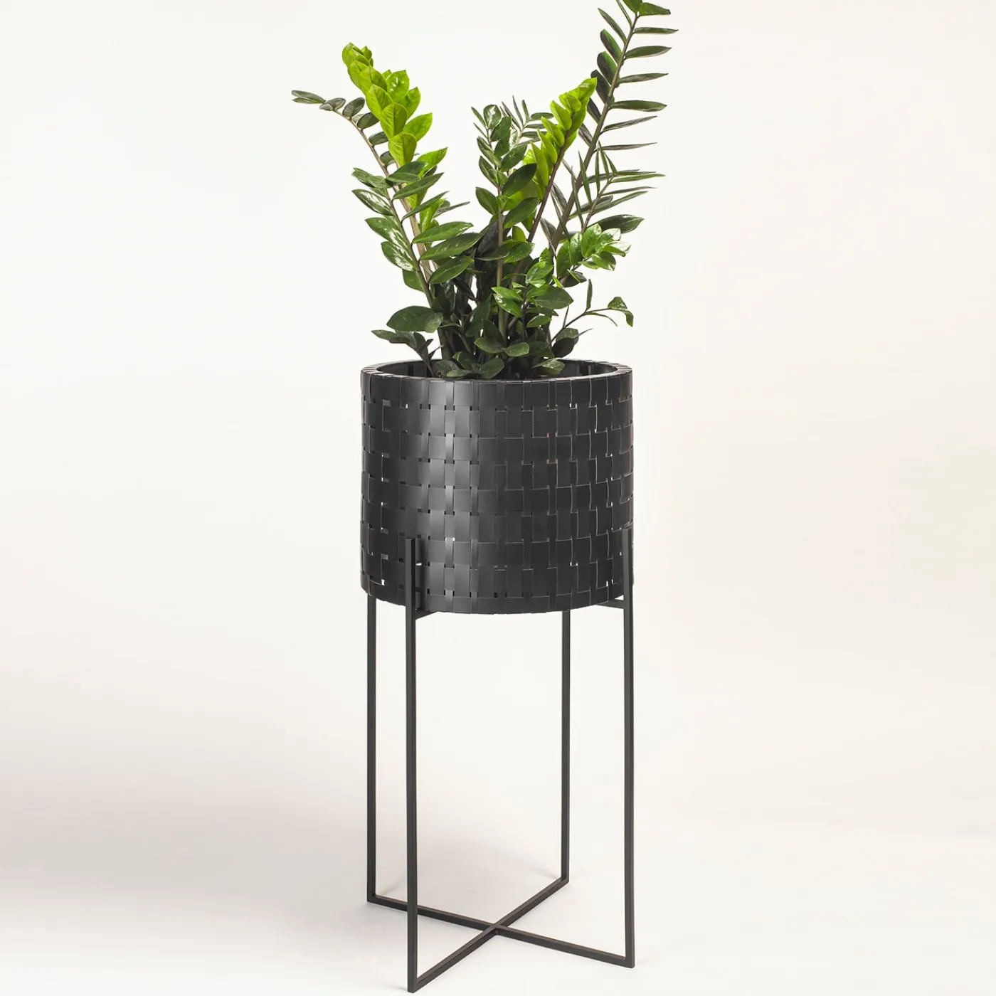 Splot Design Vitis Nexum Cachepot medio nero Abatellis> Cachepot E Portavasi