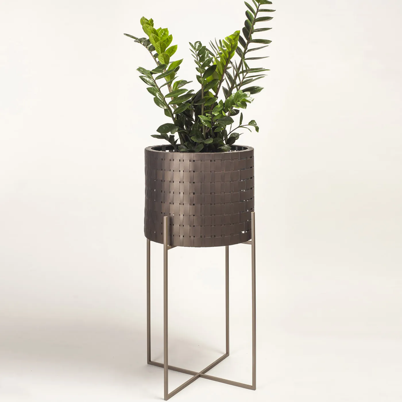 Splot Design Vitis Nexum Cachepot Mediceo Marrone Medio> Cachepot E Portavasi