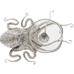 Fratelli Lisi Zuppiera Octopus in argento sterling e cristallo><noscript><img width=